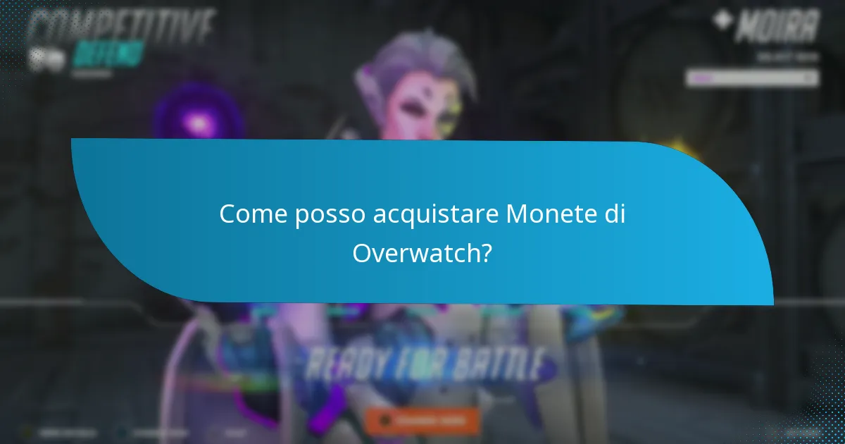 Come posso visualizzare la mia cronologia delle transazioni delle Monete di Overwatch?