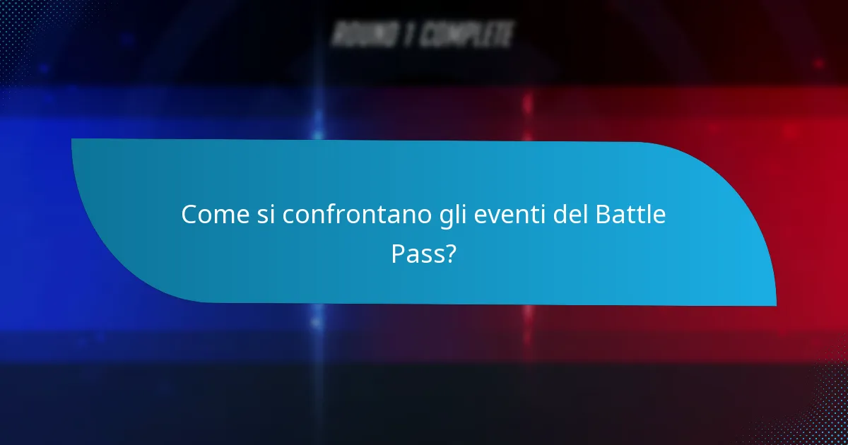 Cosa sono gli eventi stagionali del Battle Pass?