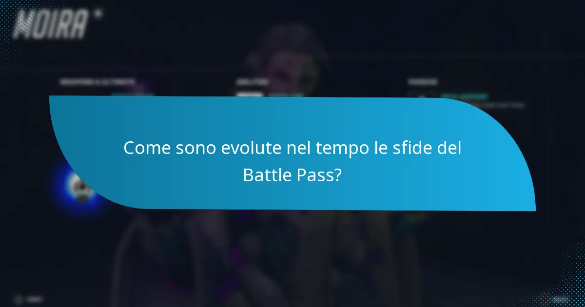 Come differiscono le sfide stagionali del Battle Pass?